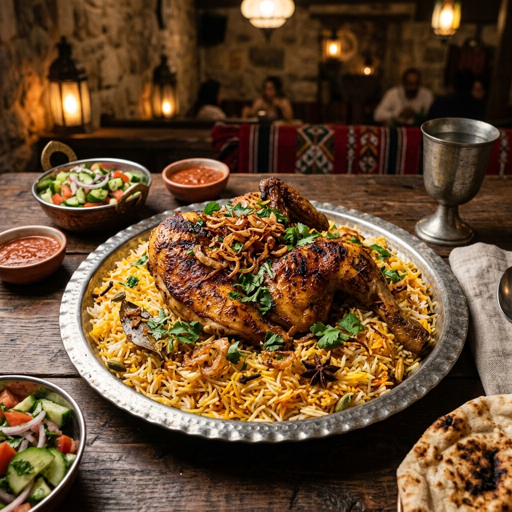 Smoky Chicken Mandi